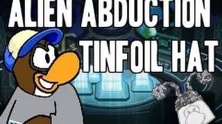 Club Penguin - Alien Abduction + Tinfoil Hat