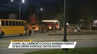 Chapel Hill-Carrboro City Schools announce bus route changes due to driver shortage