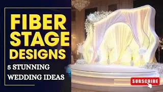 5 Stunning Fiber Stage Designs for Modern Weddings | Golden Decor