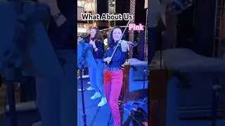 What About Us, Pink #pink #violincover  #violin #electricviolin #livemusic  #show #violinist #music