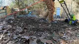 sun joe TJ604E unboxing, assembly, usage in loomy soil, medium clay, heavy clay
