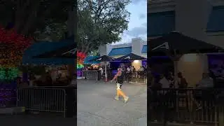 Colorful Nightlife at Local Bar#nightlife #localbar #outdoordrinking #colorfullights