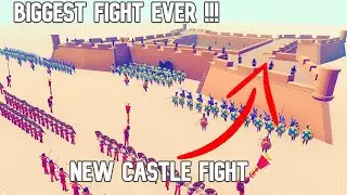 TABS - BIGGEST CASTLE FIGHT EVER !!! - TABS NEW SECRET UNITS - TABS MODS
