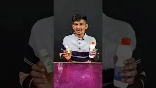 Rin Ala Bleach Mix Dettol मजेदार Experiment | Short Experiment | Science Experiment #theacexperiment
