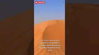 The world's tallest sand dune is in Namibia - Subscribe to InfoMedia 😍