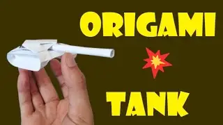 Paper Tank Origami Tutorial 🚀