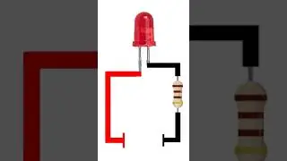 5mm Red Led / 110 ohm Resistor DC4V #Shorts