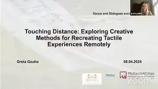 Touching Distance: Exploring Creative Methods for Recreating Tactile Experiences - Greta Gauhe