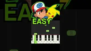 Pokemon Lavender Town EASY piano tutorial