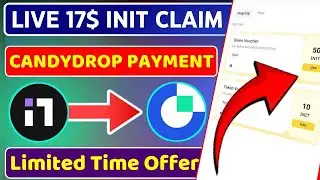 Live 17$ INIT Claim🤑ll Init Token Giveway ll Gate .io Candydrop ll Today New Crypto Airdrop ll