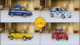 Kultowe Maluchy w skali 1:43