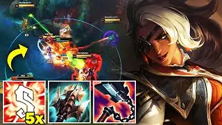 This bruiser Samira build can ult 5 times in 1 fight and it's not balanced