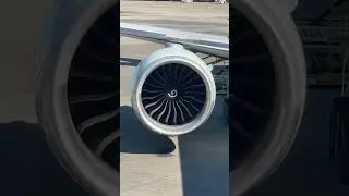 Jet Engine Power at the Airport! This is what raw aviation power looks like. Watch the jet engine