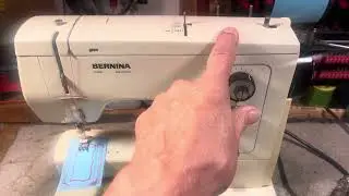 Bernina 801-Made in Switzerland-Nice little machine-not really heavy but Easy to operate (video 344)