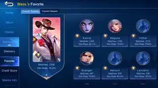 Karrie Hero Top 1 GLoboL Karrie BLess. Mobile Legends