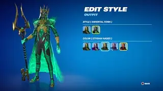 Hades Skin Gameplay - Immortal Form - Super Level Style Stygian Hades - Fortnite