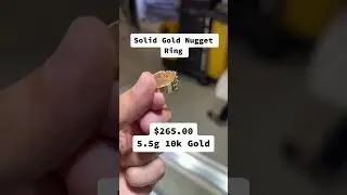 5.5g Solid Gold Nugget Ring by Ijaz Jewelers