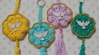 Chaveiro Mandala do Espírito Santo 🙏🏼🕊️