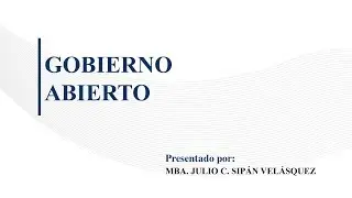 U4-T1 Gobierno Abierto.