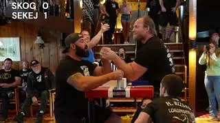 BERSERKER ARMWRESTLING / Richard SKOG VS Stefan SEKEJ / Leftarm Supermatch best of 5!