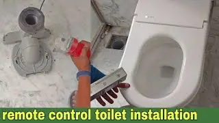 Toto ewc smart toilet installation with details 