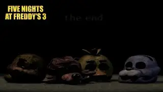 NIGHTMARE MODE COMPLETE | Five Night's at Freddys 3