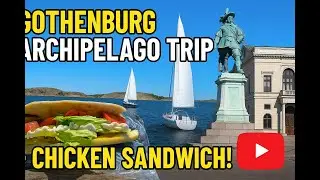 Prepare sandwich & Trip to Gothenburg&rsquo;s Archipelagos: Styrs&ouml;, the boat 🚢, jet ski, ship ⚓, rock 🪨