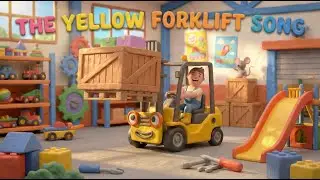 The Yellow Forklift Song for Kids 🚜 Construction Trucks & Vehicles Claymation | Gumboot Gang