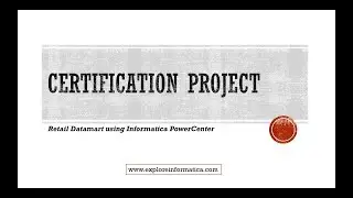Retail Datamart using Informatica PowerCenter