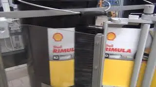 Side labelling machine for Bins | Arca Solid Skytech