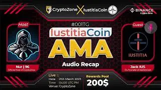 Iustitia Coin AMA CryptoZone On Binance