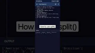 How to use split( ) in Python 20 