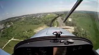 Anflug auf den Flugplatz Konstanz EDTZ