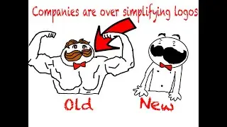 Companies are over simplifying logos and I HATE IT!!! (Storytime Animation) (RAGE!)