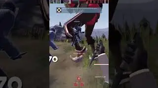 Trickstabbing People in Medieval Mode in Team Fortress 2 - #shorts