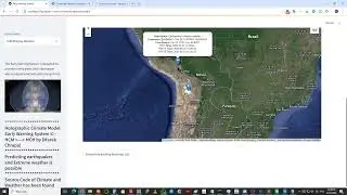 2025 05 22 16 30 Earthquake Extreme weather warning Holo Climate Model PERU Bolivia