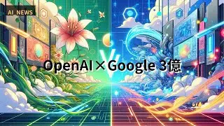 OpenAI 【AI覇権争奪戦勃発🔥】 vs Google vs Amazon、勝つのは誰だ⁉️【3分解説】