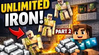 Minecraft Survival Mein Sabse OP Iron Farm Bana Diya 💀