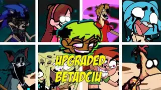 FNF Upgraded but every turn a different cover is used 📢📢👽🧭 )   ( FNF Glitched Legends )