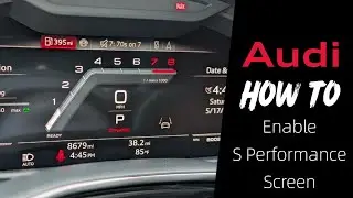 How to Enable S Performance Screens on Virtual Cockpit | 2025 Audi SQ7