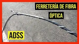 🤔 COMO SE SOPORTA EL CABLE  DE FIBRA ÓPTICA ADSS 🚧 (TELECOMUNICACIÓNES)