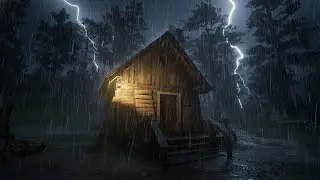 ASMR Deep Sleep: Gentle Rain Sounds on a Metal Roof for Anxiety Relief & Relaxation 🌧️