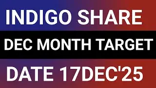 INTERGLOBE AVIATION STOCK LATEST NEWS 17DEC'25/INDIGO AIRLINES SHARE LATEST ANALYSIS WITH TARGET 