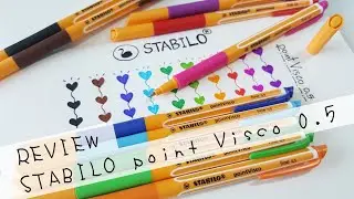 [ใหม่ล่าสุด!] รีวิวเครื่องเขียน : STABILO point Visco ปากกาสี 10สี!
