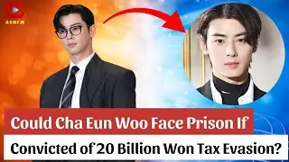 Could Cha Eun Woo Face Prison If Convicted of 20 Billion Won Tax Evasion? - ACNFM News