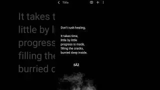 Don't Rush | #poetry #love #healing