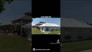 20*40 Frame Tent Setup @topdiamondpartyrentals 6474960001
