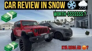 CAR REVIEW IN SNOW ❄️ || 100 crore | | SAMAR VLOGS USA 🇺🇸 