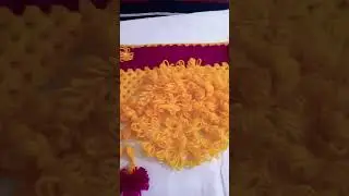 #crochet #trending #diycrafts #design #handmade #woolen #toran #jhalar