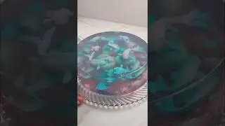 let&rsquo;s make gender reveal jelly cake 🩷🩵🩷🩵 #asmr #dessert #jelly #jellycake #genderreveal